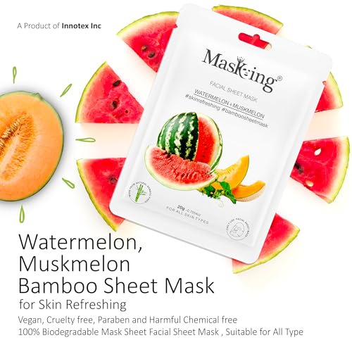 MasKing Melons, Tulsi, Neem and Coffee Beauty Sheet Mask | Sheet Mask for Women and Girls | Combo Pack of 3 MasKing Melons, Tulsi, Neem and Coffee Beauty Sheet Mask | Sheet Mask for Women and Girls | Combo Pack of 3