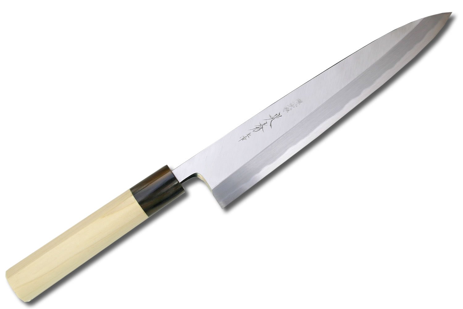 Amazon｜堺一文字光秀 和包丁 ハガネ 刃が細身で薄い 身卸し出刃包丁  