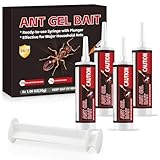 Yineaae 4 Tuben 30g, Ameisen Repellent Gel, Gebrauchsfertige Ameisengelköder...