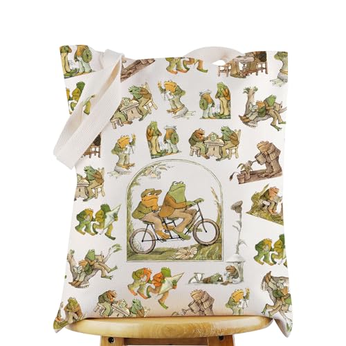 WZMPA Funny Frog Cosmetic Bag Frog Fans Gift Humor Frog Character Makeup Zipper Pouch Bag Frog Merchandise (Frog F TG)