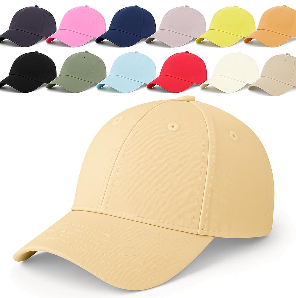 ENCIGER® Classic Unisex Baseball Cap – Adjustable Cotton Dad Hat for Men and Women Free Size Beige ENCIGER® Classic Unisex Baseball Cap – Adjustable Cotton Dad Hat for Men and Women Free Size Beige