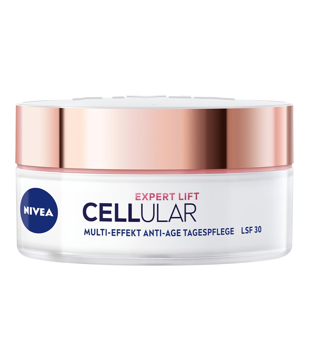 NIVEA CELLULAR Expert Lift Zestaw Przeciwzmarszczkowych kremów do twarzy na dzień i noc z kwasem hialuronowym i bakuchiolem, 2 x 50 ml