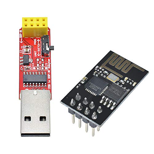 DC 3.3V Wireless CH340 CH340G USB to ESP8266 ESP-01 Adapter USB to TTL Driver Serial + ESP01 ESP-01 ESP-01S Serial WiFi Transceiver Module for Arduino