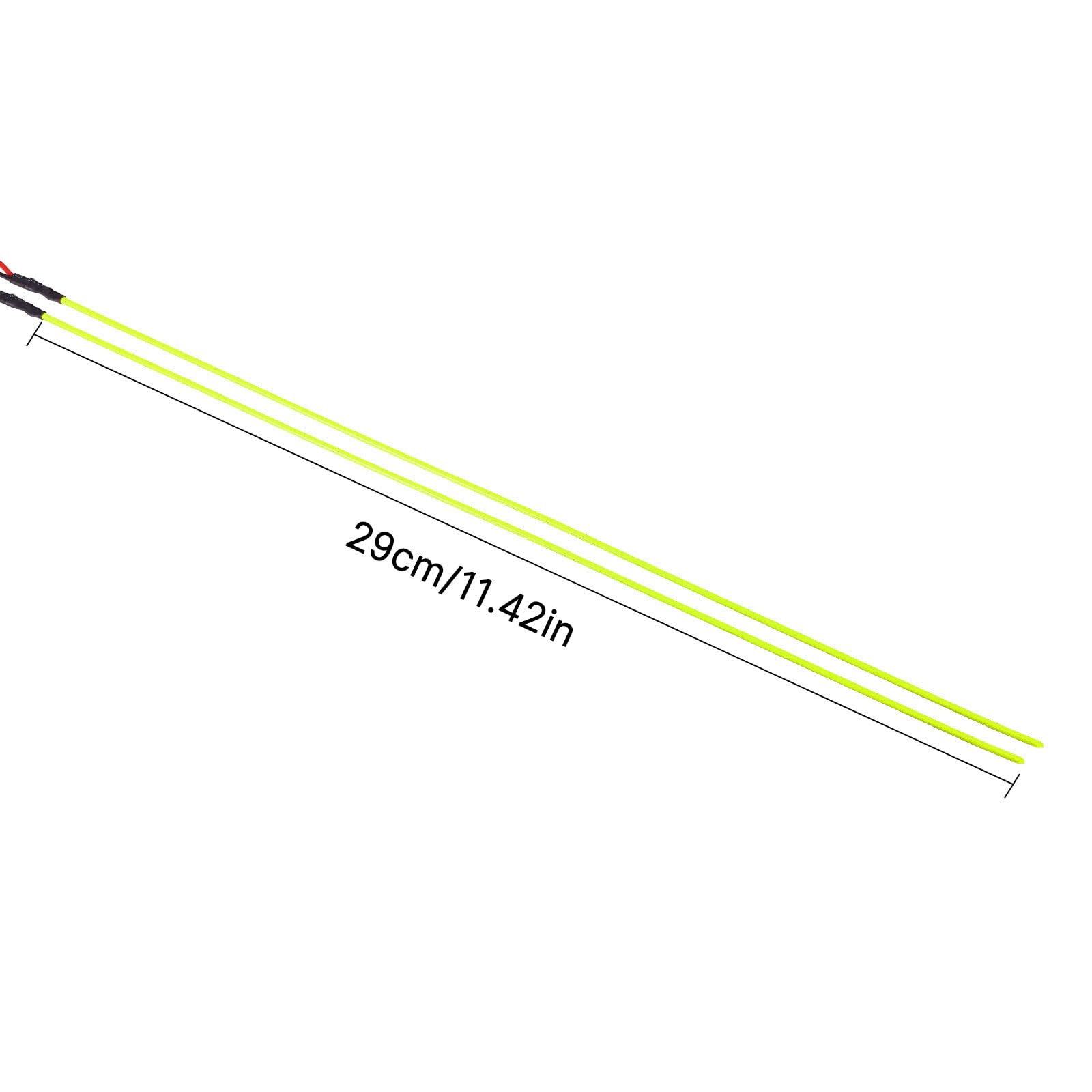 INJORA RC LED Strip Lights Flexible Cuttable for TRX4M SCX24 1/24 1/18 Crawlers Upgrade(Green)