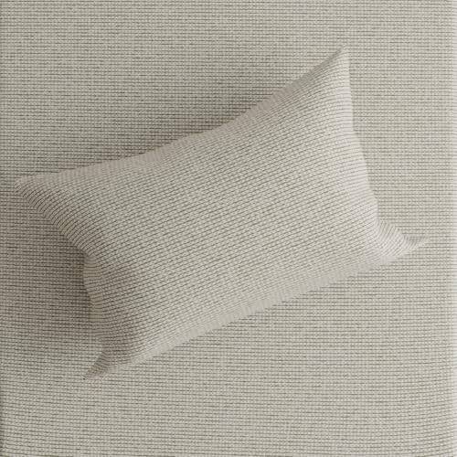 Image of Wakefit 100% Cotton 160 TC Fitted Bedsheet with 1 Pillow Cover | Dune Single, 72 inch x 36 inch, Dune | 1.83m x 91cm