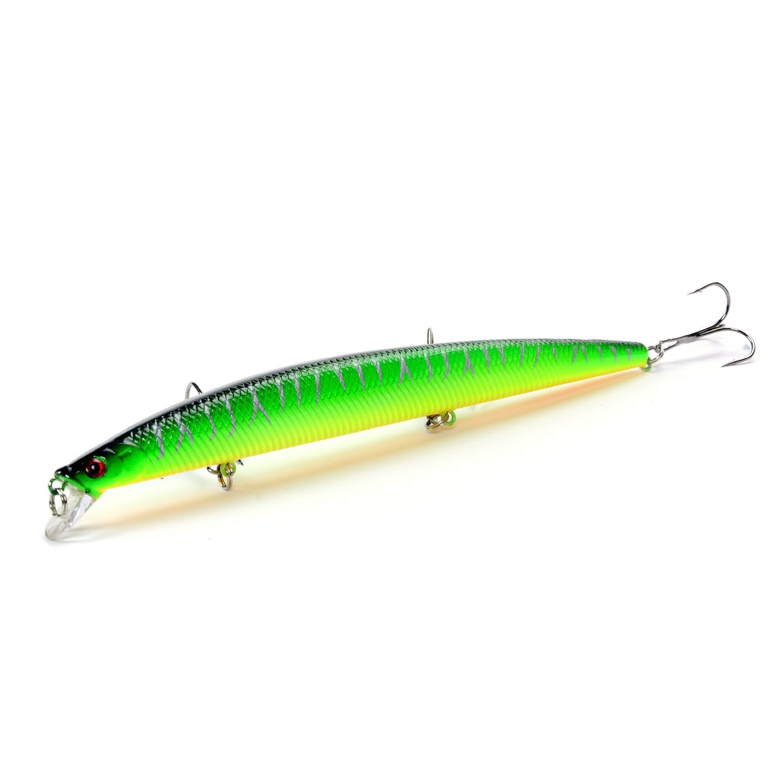 Comcapy 1pc 50 Color 18cm 24g Big Minnow Fishing Lure Floating Artificial Hard Bait Fishing Wobblers Crankbait Swimming Bait (Color : NO30)