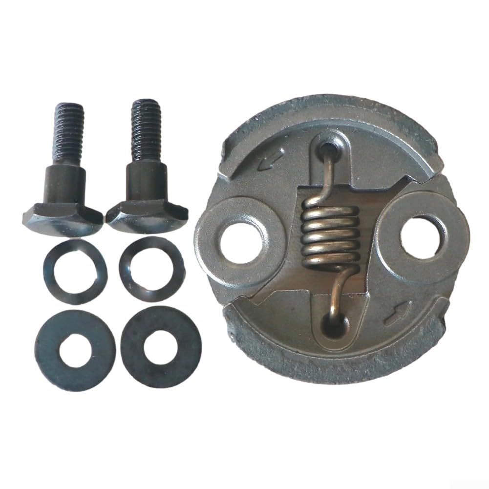 2 34F Brush Lawn Mower Clutch, Grass Trimmer Clutch Set with Screws Garden Power Tool, Lawnmower Accessories