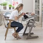 Tripp Trapp Newborn Set, Grey - Convert the Tripp Trapp Chair into Infant Seat for Newborns Up to 20 lbs - Cozy, Safe & Simple to Use - Compatible with Tripp Trapp Models After May 2003