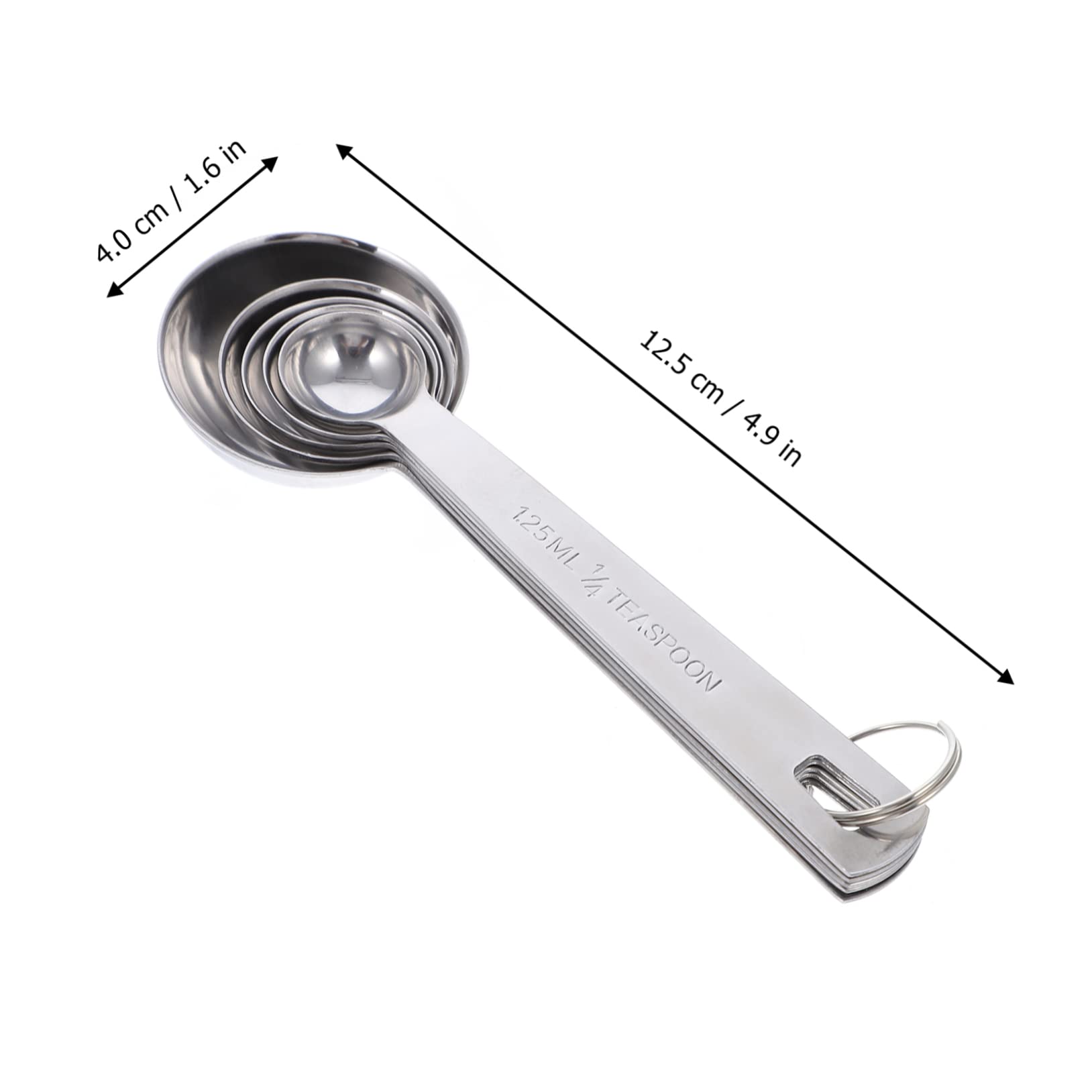 PLAFOPE 15piezas Cucharas Medidoras De Acero Inoxidable De Alimenticio Utensilios De Cocina Para Medir Ingredientes Para Hornear y Cocinar
