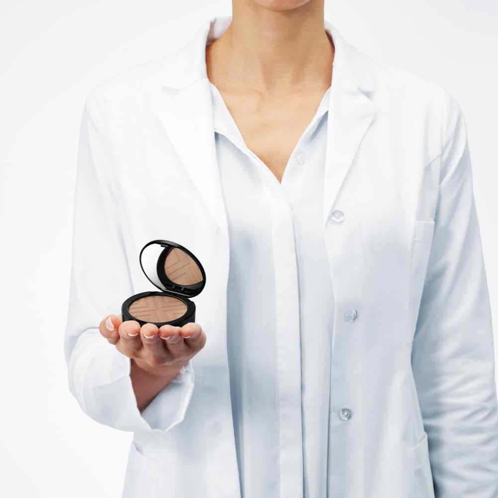 Vichy, Dermablend Covermatte, Fond de Teint Poudre Compacte, Anti-Imperfections, Longue Tenue 12H, Haute Couvrance, SPF 25, Adapté aux Peaux Sensibles, Teint : Gold 45, 9,5 g