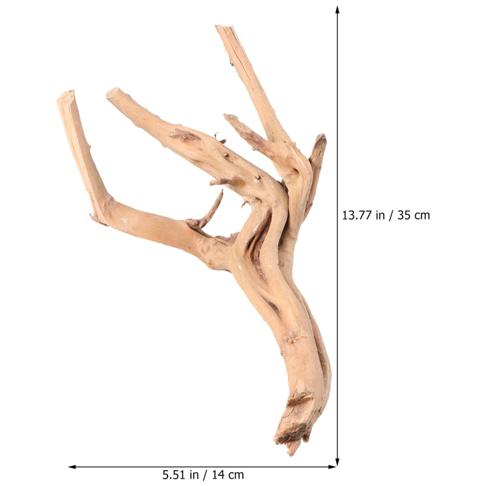Décoration D'aquarium en Branche Naturelle 30-35 Cm pour Aquarium d'eau Douce Ancrage de Mousse Ph, pour Aquarium de Poissons Plusieurs Styles