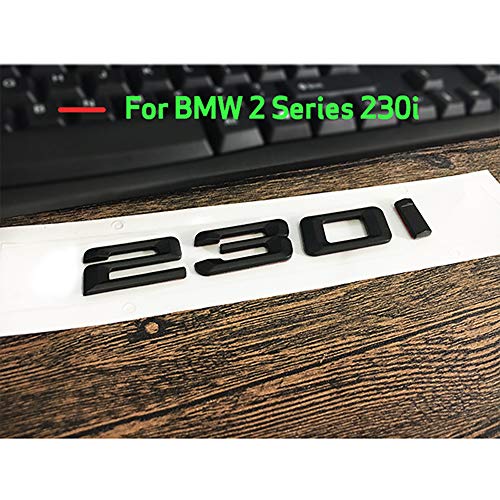 ontto Rear Trunk Emblem for BMW 2 Series – Matte Black ABS