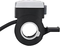 Vista 4 de Regulador de velocidad de dedo izquierdo/derecho de 36 V para E, ciclo eléctrico, montaña, apto para 0.886 in M365 Acelerador de pulgar 36v