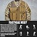 Gonex Tactical Molle Airsoft Vest for Adult, Lightweight & Adjustable Tan
