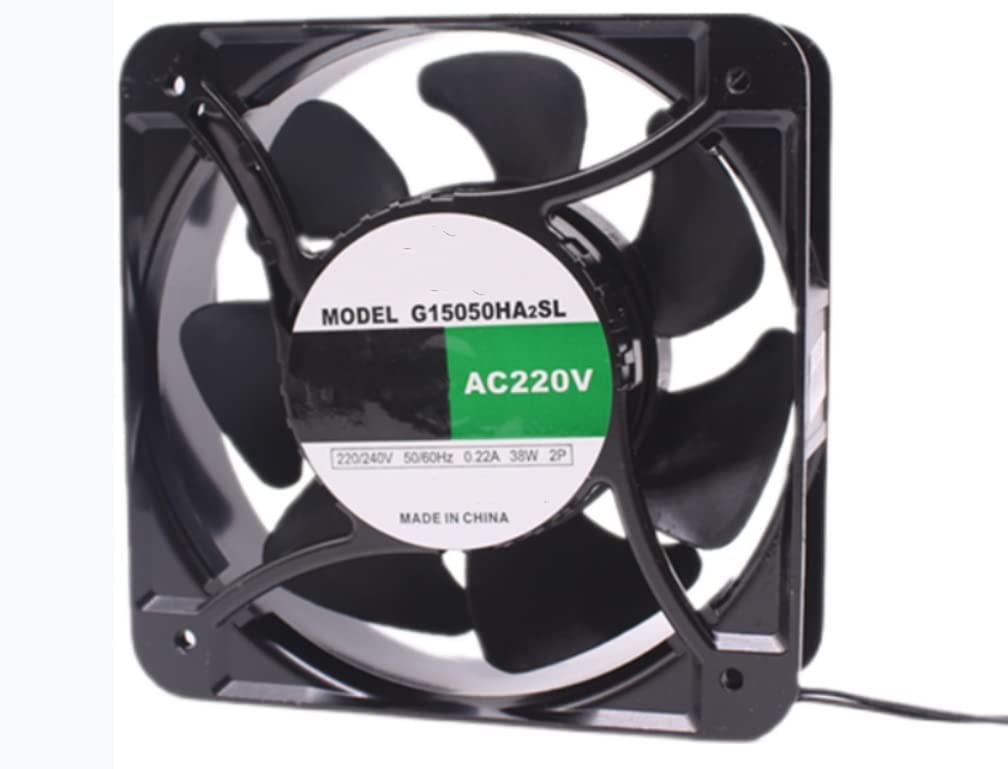 FCARUMIQP 220V 0.22A 38W 15050 Cooling Fan 150X150X50mm