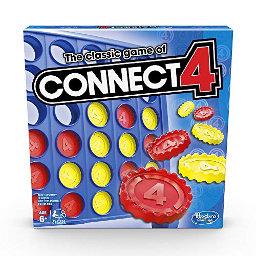 Connect 4 Classic Grid Board Game, 4 in a Row Game, Strategy Board Games for Kids, 2 Player Board Games for Family and Kids, Ages 6 and Up by Hasbro - Used condition - CA$16.38