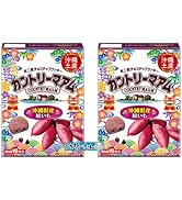 【沖縄土産】カントリーマアム（沖縄紅いも）１６枚入　×　２箱　＋うちなーむんシール