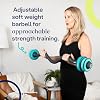 Cubii Build Adjustable Barbell Set Includes 4 Interchangeable SoftRings