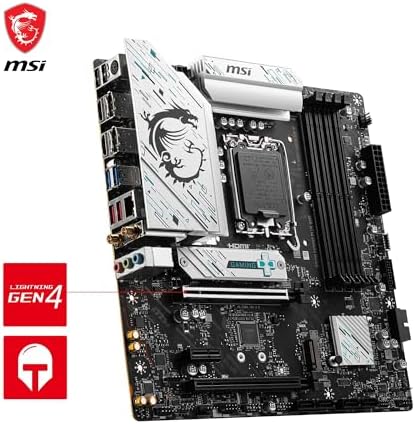 MSI B760M GAMING PLUS WIFI DDR5 Intel B760 Soket 1700 DDR5 6800+(OC) MHz mATX Gaming (Oyuncu) Anakart - Görsel 6
