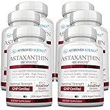 Approved Science® Astaxanthin 12 mg - Extra Strength Antioxidant - Supports Heart, Eyes, Joints,...