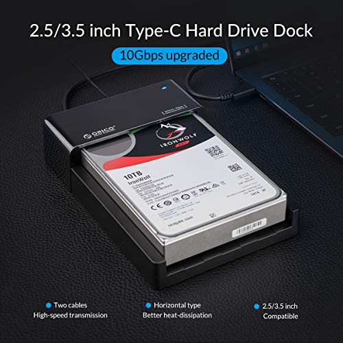 ORICO USB 3.1 Gen 2 10 Gbps Tipo C para SATA Disco Rígido Externo Compartimento Portátil de Encaixe