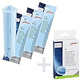 Jura Claris Blue+ Filtres à Eau + Jura 3 Phase 6 Tablettes de Nettoyage   Value Combo   3 Filtres + 6 Tablettes de Nettoyage