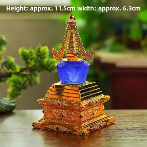 Stupa de buda de 11,5 cm, el regalo espiritual de armonía y Feng Shui 4