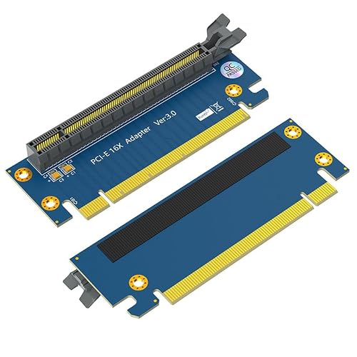 WLGQ PCI-E X16 Riser Card Adapter, PCIE GPU 90 Degree Male to Female Adapter, PCI Express Version 4.0 - Thumbnail 4