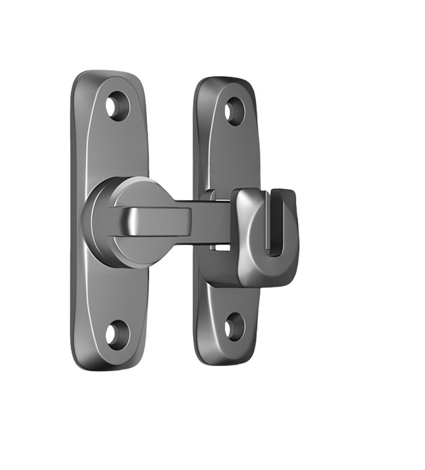 CYJAZNHH 90/180 Deg Flip Sliding Latch Zinc Alloy Cabinet Bathroom