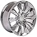 OE Wheels LLC 20 inch Rims Fits Silverado Tahoe Sierra Yukon Escalade Silverado CV32 20x9 Rim Chrome SET
