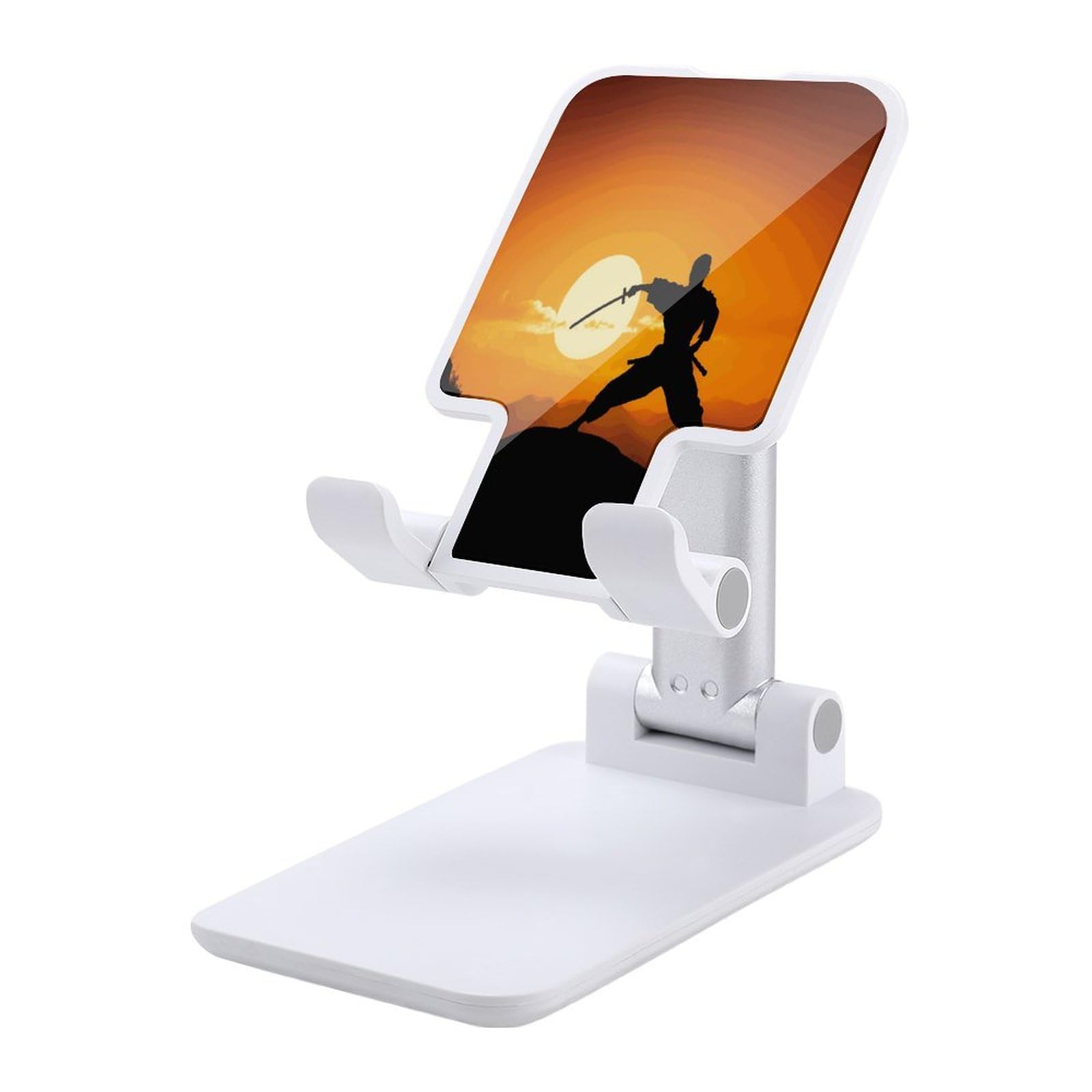 Support de téléphone réglable pliable Sun Karaté Silhouette pour libérer vos mains