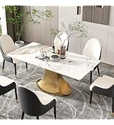 Amazon.com - Modern Rectangle Dining Table for 6,63