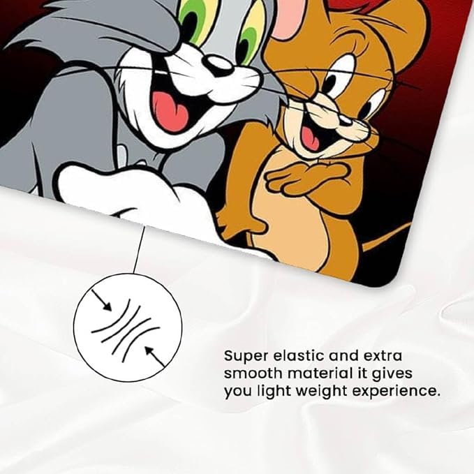 Image of Cute Mouse Pad - Printed Mousepad with Anti-Slip Rubber Base & Smooth Mouse Control for Laptop, Gaming, Notepad, Desktops (Multi 5)