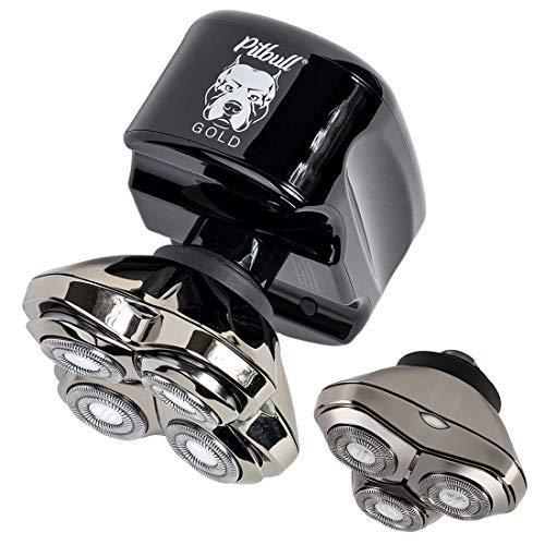 Skull Shaver Pitbull Gold PRO Electric Head and Face Razor for Men