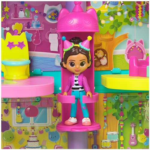 LA CASA DE MUÑECAS DE GABBY - CASA FESTIVA CON SONIDOS, FIGURA GABBY'S DOLLHOUSE, 10 ACCESORIOS ARCOIRIS Y 2 CAJAS SORPRESA - 6071380 - Juguetes Niñas 3 Años + Regalo Niña 3 años + - imagen 3