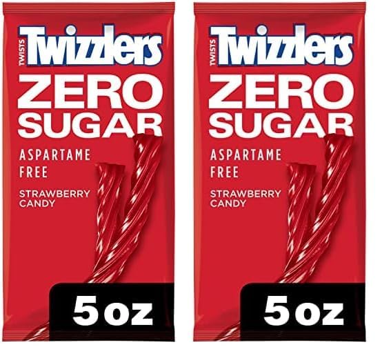 Dulces zero sugar sabor fresa 5 onzas pack 2 miniatura 4