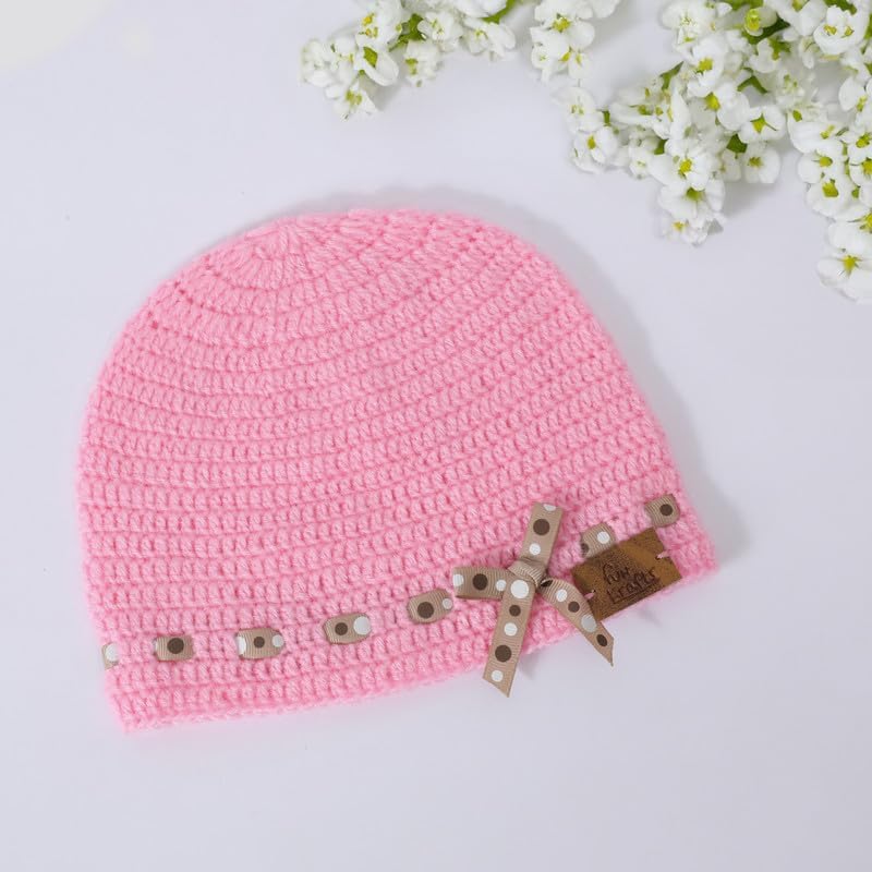 Image of Handmade Woolen Cap for Kids