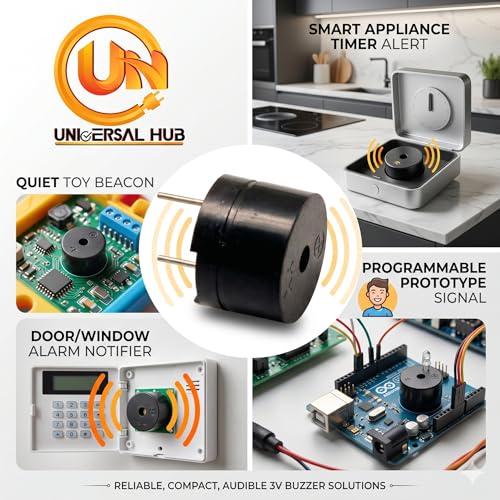Image of 5V Passive Buzzer Acoustic Component Mini Alarm Speaker for Electronic Project 20Pcs