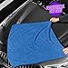 AIDEA Microfiber Towels for Cars-2PK, Large Professional Car Drying Towel, Scratch-Free & Absorbent Drying Towel for Cars, SUVs, RVs, Trucks, and Boats, 24inx 31in, Blue