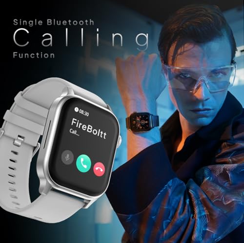 Fire-Boltt Rise Smart Watch, 1.85" HD Display, Metal Body with Bluetooth Calling, Rotating Crown, AI Voice Assistant, 120 Sports Modes, Neon UI,... - Image 4