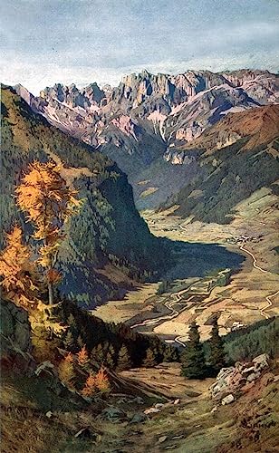 Peinture sur Toile Gustav Jahn Fassatal reproduction d'art mural haut de gamme