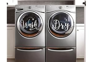 Wash Dry Decals Wall Stickers: Spruce Up Your Laundry Space with Style