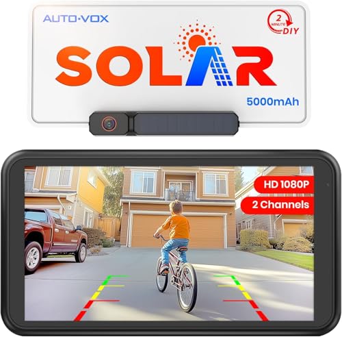 AUTO-VOX Solar Wireless Backup Camera...