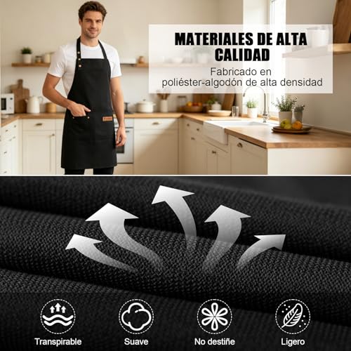 La mejor comparación de Delantales , listamos los 10 mejores. 3 Imagen adicional