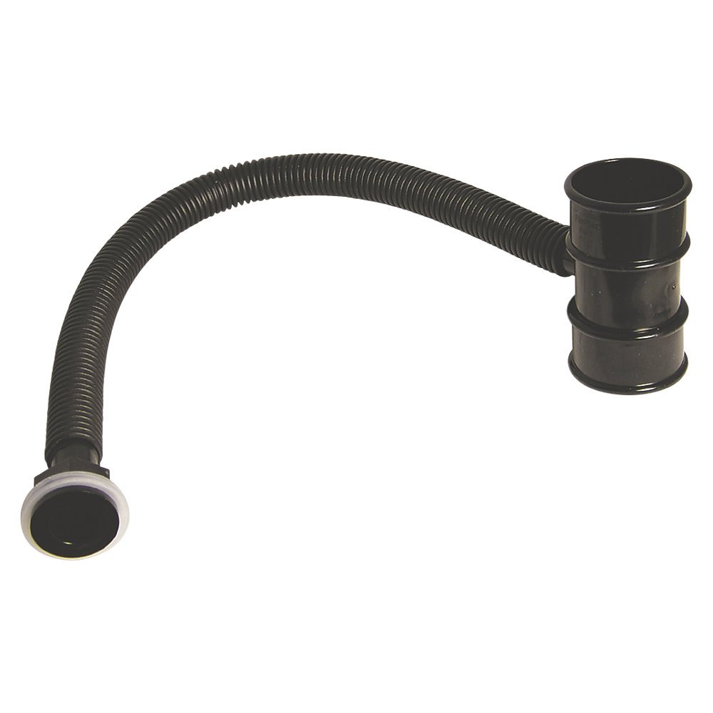 Floplast (Black) (50mm Diverter) for 50mm Downpipes & 76mm Miniflo Guttering Systems for shed, Porch, Conservatory, Out Building, etc Black
