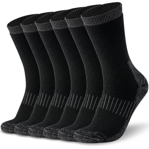 Time May Tell Mens Merino Wool Hiking Cushioning Socks For Outdoor Wool-Socks-For-Mens 3 Pack