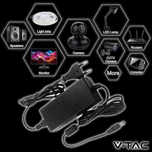 Prise alimentation 12V pour éclairage LED du salon et box internet