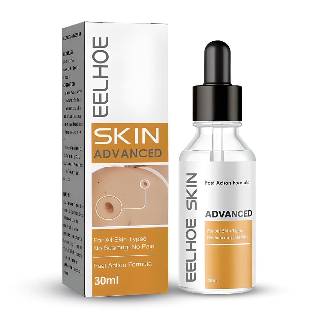 Mullica Mole and Skin Tag Remover - Painless and Scar-Free Solution for Flawless Skin | Moles, Warts & Tags Remover | on Face, Neck, Arms & Body Tag Remover Serum | Suitable For All Skin Types | 30ML-picture-22