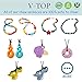 Chew Necklace for Sensory, Oral Motor Aide Autism Chewable Jewelry for Boys Girls - Calms Kids and Reduces Biting/Chewing/Fidgeting Silicone Chewy Toys