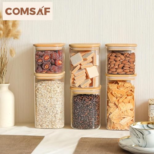 ComSaf Glass Pantry Containers